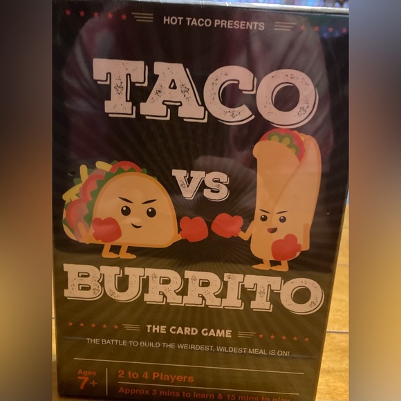 NWT Taco VS Burrito Card Game - Picture 2 of 9